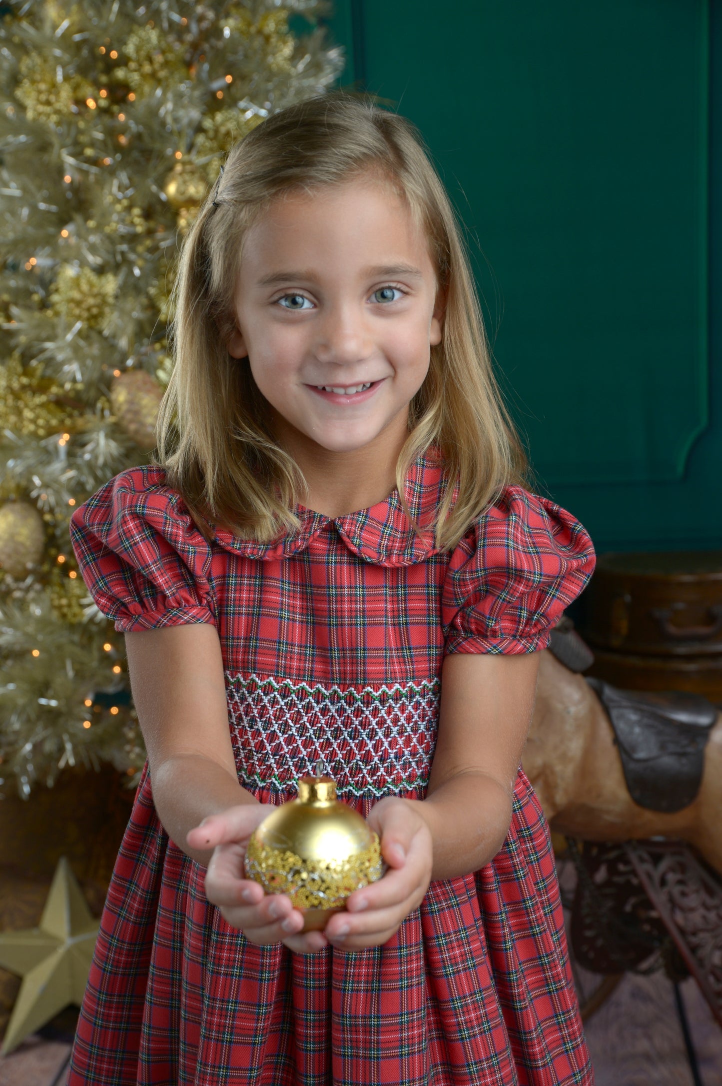 Hannah Christmas Plaid Dress