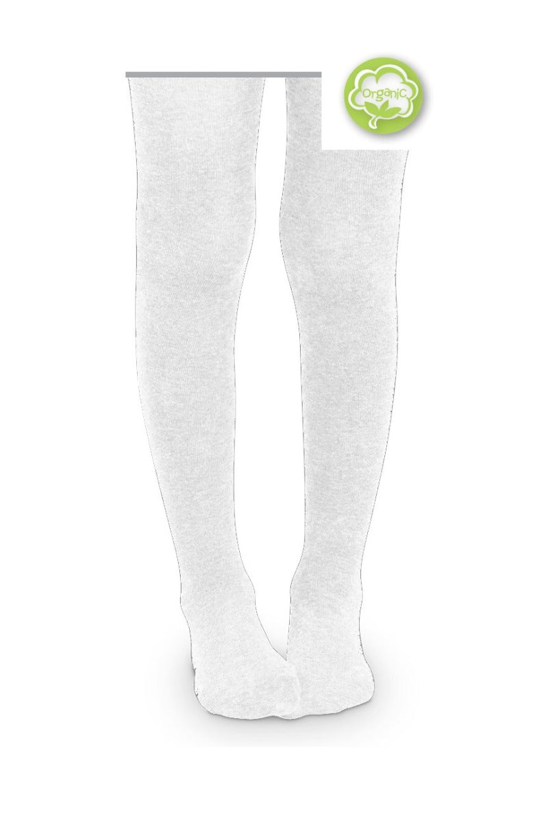 Cotton Touch Kids Tights (White)