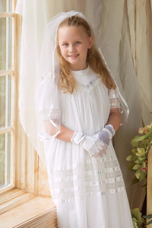 Savannah - Lace White Dress Strasburg Children